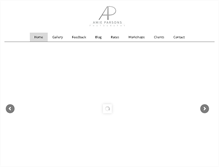 Tablet Screenshot of amieparsonsphotography.co.uk